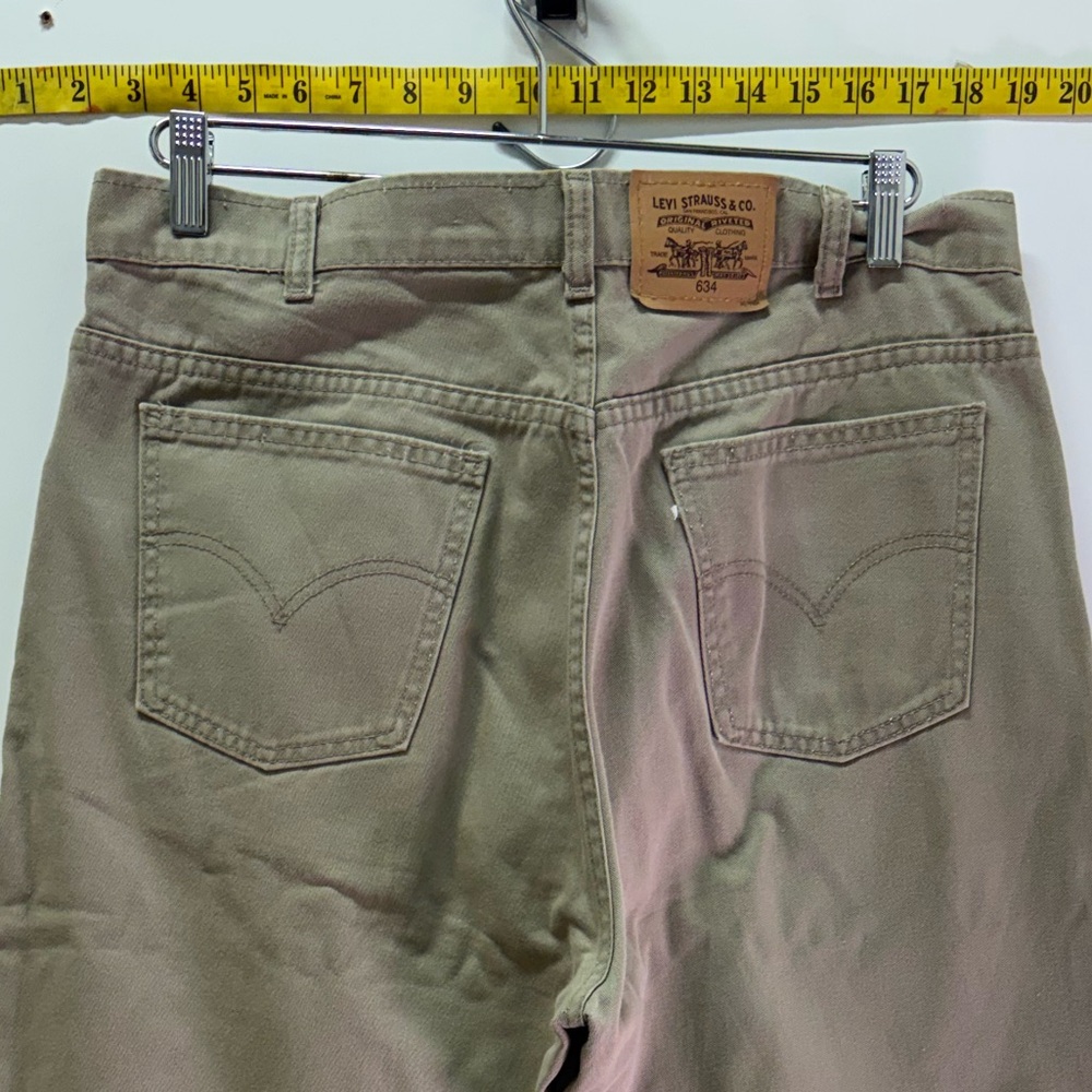 Y2K Levi's 634 Relaxed Fit Tan Jeans